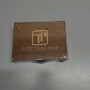 Whiskey Stone Gift Box set with 9 Premium Granite Stones (Won't Water Down Your Drink!), Wood Box, Velvet Carrying Bag and Tongs (Natural Red)