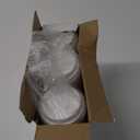 SIUQ 150 Pack Coffee Cup lids, Disposable Plastic Cup Lids for 10, 12, 16, 20, 24 oz Paper Cups, Hot/Cold Drinking Cup Lids, 3.54 Inches/90 mm Diameter - White