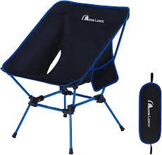 MOON LENCE Portable Camping Chair, Backpacking Chair, Ultralight & Compact, 400 lbs Capacity, for Outdoor Camp, Travel, Beach, Picnic, Hiking (Blue)