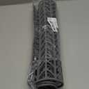 AWOKE Large Silicone Sink Protectors for Kitchen Sink, 30" x 16" Rear Drain Hole, Sink Mat for Bottom of Farmhouse Kitchen Stainless Steel Sinks, Raised Feet/Heat Resistant/Non-slip (Gray)