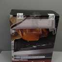 EWFEN Roasting Pan,17*13'' Stainless Steel Turkey Roaster with Rack - Deep Broiling Pan & V-shaped Rack & Flat Rack,Non-toxic & Heavy Duty,Great for Thanksgiving Christmas Roast Chicken Meat Lasagna