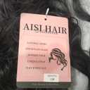 AISI HAIR Bob Curly Wig Synthetic Short Black Wig with Bangs Natural Looking Heat Resistant Fiber Hair for Women