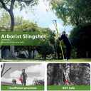 Slingshot Arborist Throwline Rope Launcher, High-Accuracy & Effort-Saving Rope Slingshot for Tree Work & Line Placement