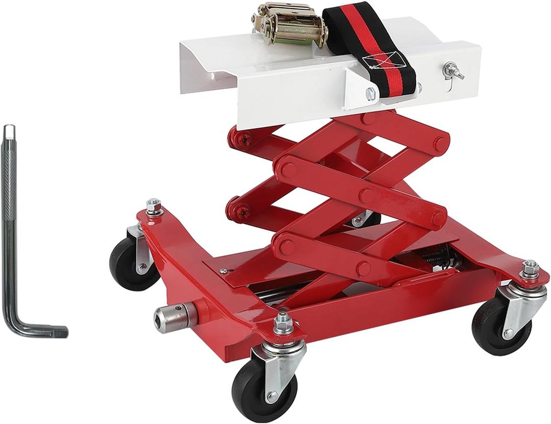450 LBS Auto Repair Lifting Jack - Heavy-Duty Transmission Jack for Easy Vehicle Maintenance and Transmission Replacement