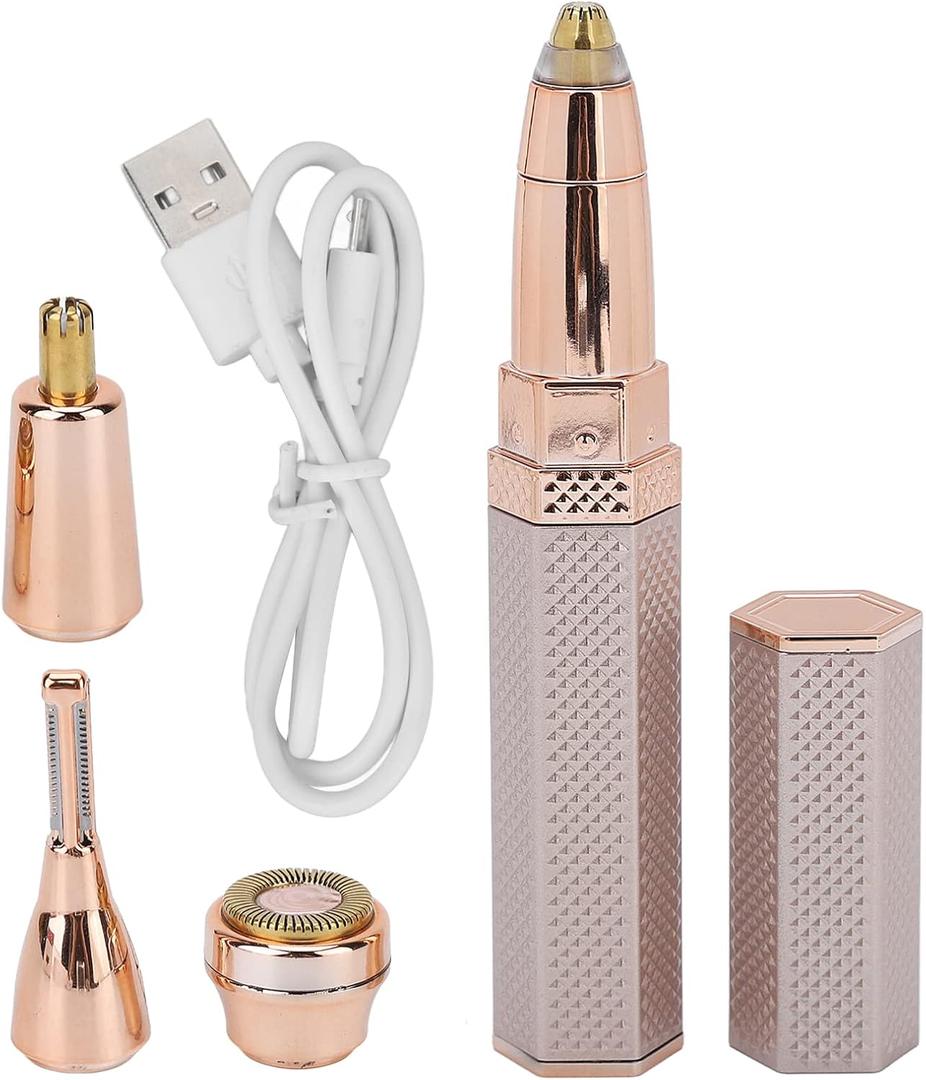 Dioche 4 in 1 Electric Eyebrow Trimmer Women Face Shaver Eyebrow Hair Remover Lightweight Body Hair Remover Body Care Equipment for Women Men