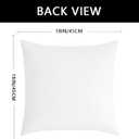 2 x Pink Valentine's Day Pillow Covers 18 x 18 Inch Set of 4, Valentines Decor Love Heart Designs Decorative Pillowcases for Home Sofa Couch Cushion Decoration