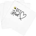 SharkBliss Funny Bee Quotes Cocktail Napkins, 100 Pack Bee Kind Saying Disposable Beverage Bar Paper Cocktail Napkins For Party Table Decor 2-Ply, 5x5" (Bee Kind)