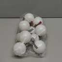 Syhood 12 Pcs Christmas Appreciation Gifts for Coworkers Employee White Christmas Balls Ornaments May You Be Proud of The Work You Do Xmas Tree Hanging Ornaments for Staff Nurse Teacher Office Decor