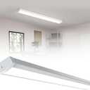 HYPERLITE 4ft LED Wraparound Light 60W,6600LM 4' LED Shop Lights Fixture with 3 Wattages for Garage,4000K Neutral White Wrap Light AC120V, 48inch Led Light Fixtures for for Garage, Office, Kitchen,2P