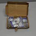 Lock Outdoor Padlocks, Key Lock, Padlocks with Same Key - Laminated Steel Keyed Padlocks with Long Shackle, 6 Pack, for Hasp Latch, Sheds, Fences, Storage Locker, School, Gym