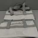 FairyHaus Laundry Basket 78L, 2Pack Laundry Hamper with Easy Carry Handles, Collapsible Laundry Baskets Hampers for Bathroom Clothes Storage Grey (Gray)