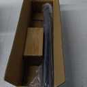 Industrial Curtain Rods for Windows 48 to 84 Inches, Blackout Wrap Around Curtain Rod, for Indoor and Outdoor, 7/8 Inch Diameter, 35 to 75 Inches, Black