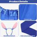 2 Pack Hawaiian Costume for Women Adults, Hawaiian Luau Hula Skirts Outfit Tropical Tutu Dress Set Includs Headband Necklace Bracelet Red T-shirt for Halloween Beach Party Holiday Hula Dress-Up