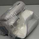 Cervical Neck Pillow for Pain Relief - Ergonomic Side Sleeper Pillow for Neck Support, Cooling Cervical Pillow for Sleeping, Contour Orthopedic Memory Foam Pillows for Back Stomach Sleepers (Dark Grey & White)