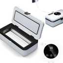 Insulin Cooler Travel Case Box for 5-8 pens Adjustable Fahrenheit Temperature Medication Cooler for Travel, Diabetic Travel Case Diabetes Medicine Freezer 0.55L Capacity(No Battery Need Power Supply)