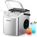 EUHOMY Ice Maker Machine (Light Grey)