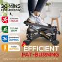 KeppiFitness Steppers for Exercise at Home, Stair Stepper with Resistance Bands for Home Cardio Exercise - FITSTEP Series