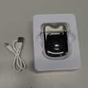 New Model Mini Dual-Head Electric Shaver, Dual Head Shaver, 2025 New Upgrade Pocket Shaver Mini Shavers for Men, Washable Double Head Razor (Silver)