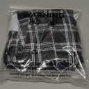 SOLY HUX Girl's 2 Piece Outfits Letter Crop Top and Pant Sets Cute Clothes Fashion Black Plaid 12 Years