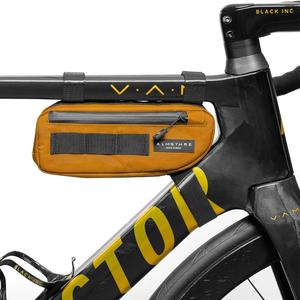 ALMSTHRE Bike Frame Bag | Weather-Resistant, Waterproof Zippers & Dual-Sided Access for Road, MTB, and Ebike Frames, Small/Medium