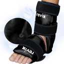 REVIX Ankle Ice Pack Wrap for Foot Discomfort Soothing, Reusable Gel Ice Packs with Cold Compression Therapy, Cold Wrap for Enhanced Comfort and Post-Workout Recovery, Black