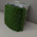 TURSTIN 30 Pieces Artificial Grass Mat 12 x 12 Inch Fake Grass Square Mat Synthetic Turf Patch Tiles with Drainage Holes Realistic Grass Rug for DIY Crafts Patio Indoor Outdoor Decor, Grass Green