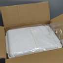 LivLab Mker Rice Storage Container 20 lbs - 15 lbs Airtight Flour Dispenser with Lids & wheel, BPA Free, kitchen organizers for Pet/Cat/Dog Food Storage Container (10 lbs), White