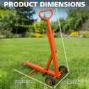 800 Lb Lawn Mower Lift Jack, Foldable Heavy Duty Zero Turn Mower Jack