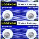 UOGTNON 393 SR754W(SR754SW) 1.55V Silver Oxide Watch Battery (10 Pack)