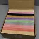 500 Pcs #10 Colored Envelopes Letter Size Business Envelopes Neon Adhesive Standard for Office Check Invoices Letters Letterhead Invitations Announcements 4-1/8 x 9-1/2''(Bright)