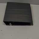 Cardinal 17601 Performer ClearVue Slant-D Ring Binder, 3-Inch Cap, 11 x 8 1/2, Black