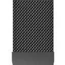 Milanese Loop Stainless Steel Magnetic Wrist Strap for Apple Watch - Compatible with Series 1-8 & SE (Black)