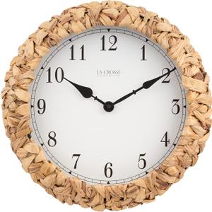 La Crosse Clock BBB85456 14" Palm Leaf Quartz Analog Wall Clock