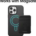 OtterBox iPhone 14 Pro Max (ONLY) Symmetry Series+ Case - Black, Ultra-Sleek, Snaps to MagSafe, Raised Edges Protect Camera & Screen