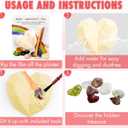 24 Pack Valentines Gemstones Dig Kit for Kids Gems Crystal Excavation with Card Party Favors for Boys and Girls Valentines Exchange Gifts