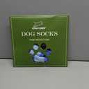 EXPAWLORER Anti Slip Dog Socks to Prevent Licking Paws, Dog Shoes for Cold Winter, Dog Booties for Hardwood Floors, Dog Boots & Paw Protectors with Grippers for Small Medium Large Senior Dogs Blue M