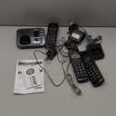 Panasonic DECT 6.0 Expandable System, Cordless Phones With Answering Machine and Call Blocking  3 Cordless Phones 3 Handsets  KXTGE633M (Metallic Black)