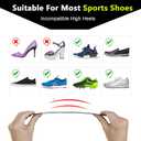 Carbon Fiber Insole (1 PC),Morton's Extension Orthotic,Turf Toe Relief Insole, Foot Fractures, Hallux Rigidus and Limitus, Shoe Inserts for Women Men - Alternative to Post Op Shoe 245mm 1 Piece Black