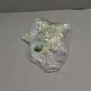 LAWOHO Christmas Tree Topper Star, Exquisite Christmas Decor, 10 Inch Shiny Iridescent Christmas Tree Decoration with 6H Timer, 20 Warm LED Lights for Xmas Tree, Holiday & Party, Indoor Decor