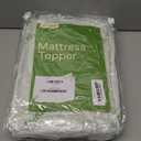 Ultra Soft Twin Size Mattress Topper - Viscose Made from Bamboo Pillow Top Mattress Pad for Back Pain Relief - Naturally Cooling for Hot Sleepers, Green