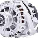 13581891 Alternator Compatible with Chevy Cruze 2012 2013 2014 2015, Cruze Limited 2016 L4 1.4L, 12V 130Amp Clockwise 5-Groove Clutch Pulley Replace# 13588290, 13597227