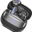 Sleep Earbuds Bluetooth 5.4 In Ear Light-Weight Headphones, Headphones Small Design for Side Sleepers, 47H Playtime with Charging Case Carbon Black