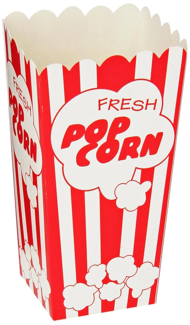 Economy Kitchen Accessory Popcorn Boxes 24 Count