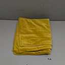 decorUhome Summer Couch Throw Pillow Covers 18x18 Set of 2, Decorative Soft Velvet Modern Cozy Chenille Pillow Cases with Elegant Design for Sofa Bed Living Room Home Decor, Mineral Yellow