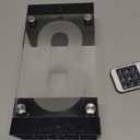 Acrylics Solar Address Sign, Led Illuminated Solar House Numbers for Outside, Waterproof RGBW Color Changing Remote Control, Lighted Modern Address Plaque Solar Powered for Yard Home Digit - 8