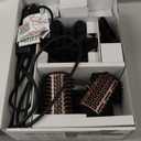 Shark Hair Dryer | FlexStyle Hair Styling System | Portable & Powerful Blow Dryer Brush | Hair Curler & Volumizer | 6 Styling Tools Included | Best for All Hair Types | Black | HD440BK