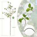 6pcs 41.3inch Greenery Stems Artificial Branches for Vases Olive, Spring Green Long Stem Fake Plants Indoor Branches for Garden Office Home Desk Decoration