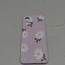 LEECG for Motorola Moto G 5G 2024 Case, Flower Pattern Slim Case Soft Silicone Protective for Moto G 5G 2024 Phone Cover, Daisy Purple