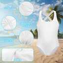Upetstory One Piece Swimsuit for Girls Kids Size 5-14 Summer Bathing Suit