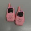Pink Walkie Talkies with Silicone Cover, Toys for 3-8 Year Old Girls Boys, Kids Walkie Talkies 1000FT Range 2 Way RadioToy Christmas Birthday Gifts for 6-10 Year Old Girls Boys